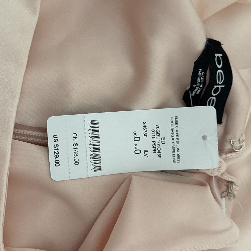 Bebe Soft Pink Ruffle Mini Dress - Picture 6 of 7